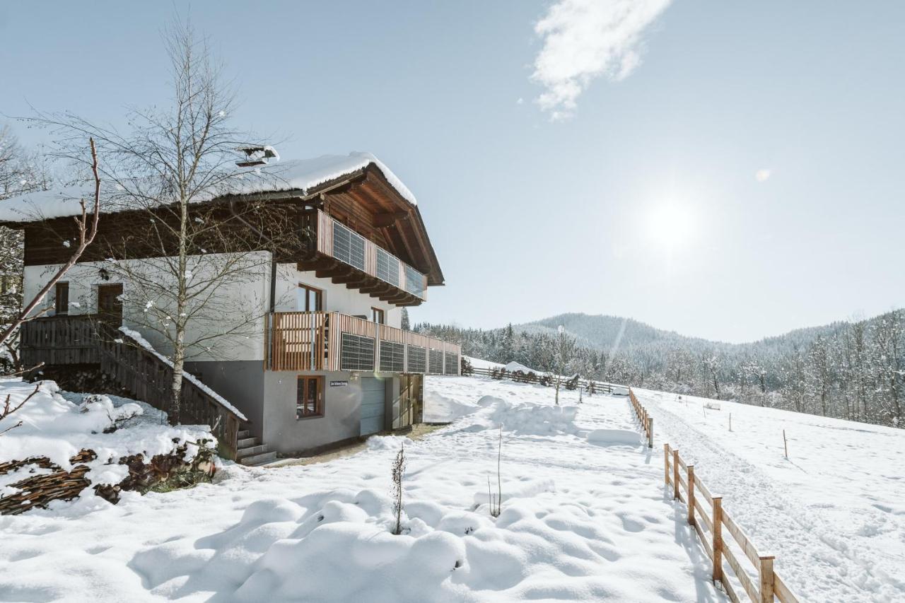 Mirnockahoi - Familienfreundliches Ferienhaus Fuer 4 Erwachsene, Maritimes Bergerlebnis, Panoramablick Von Terrasse Und Balkon, Carinthia, Millstaettersee Ferndorf Buitenkant foto